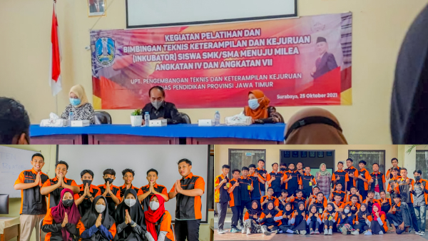 Peserta Pelatihan Siswa UPT PTKK Dindik Jatim