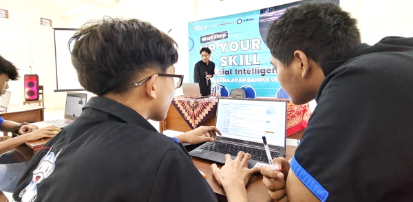 SMK TI Annajiyah BU Gelar Workshop Coding AI Bersama PT. MITRA TEKNOLOGI PRADANA